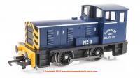 R30381 Hornby Railroad Bagnall 0-4-0DH Diesel Loco number 3 "Florence" in Saunders Oil Blue - Era 7